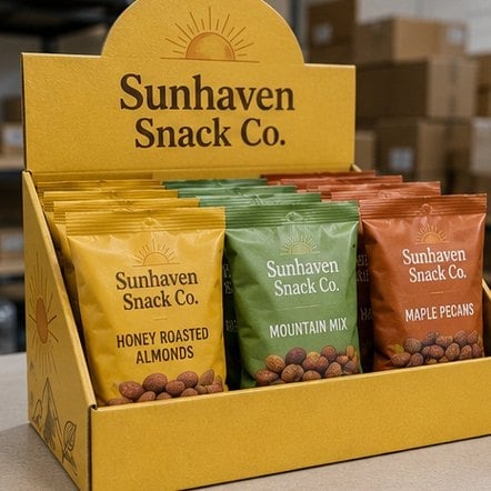 Countertop Display Box with custom branding