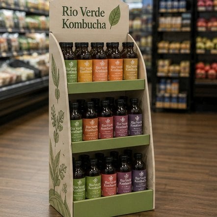 Customized display boxes for beverage and energy