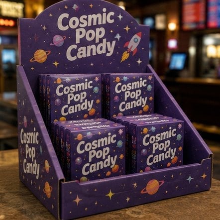 Display boxes with logo printing