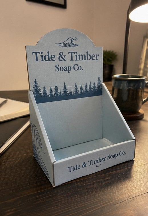 Personalized display boxes — customer photo